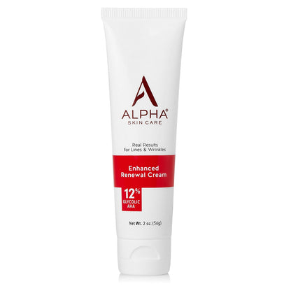 Enhanced Renewal Cream 12% Glycolic AHA – Alpha Skin UK